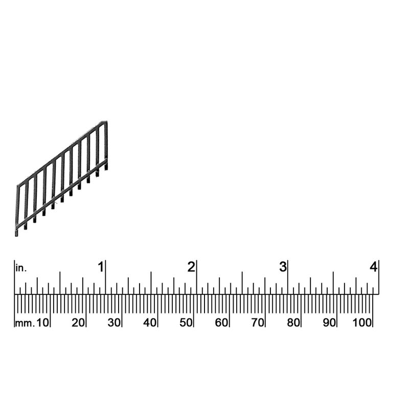 1/8&quot; SCALE RAILING, 45* STAIR LEFT