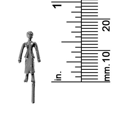 1/8&quot; SCALE FEMALE, SUIT, STANDING