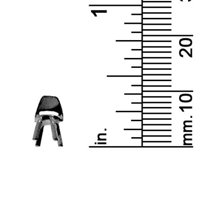 1/8&quot; SCALE CHAIR, HOLLOW BACK