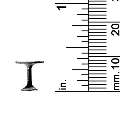 1/8&quot; SCALE TABLE, ROUND ON PEDESTAL