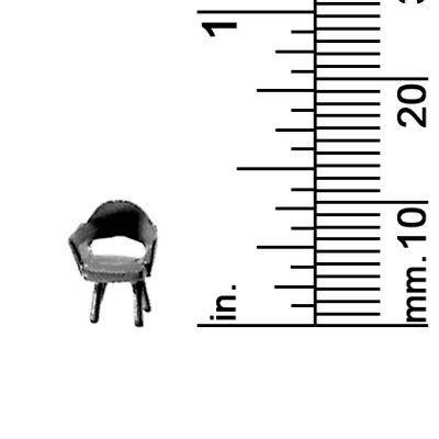 1/8&quot; SCALE CHAIR, OPEN BACK