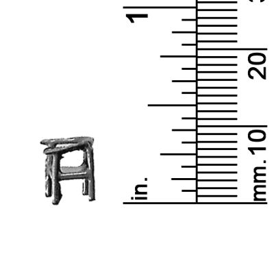 1/8&quot; SCALE CHAIR, OPEN PATIO STYLE