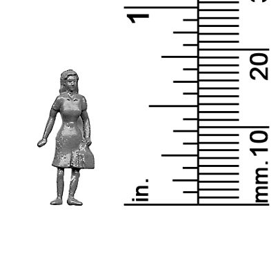 1/8&quot; Scale Standing Female with Purse