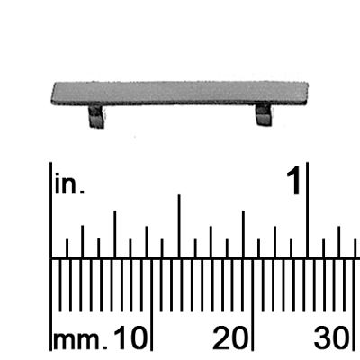 1/8&quot; SCALE PARK BENCH, FLAT