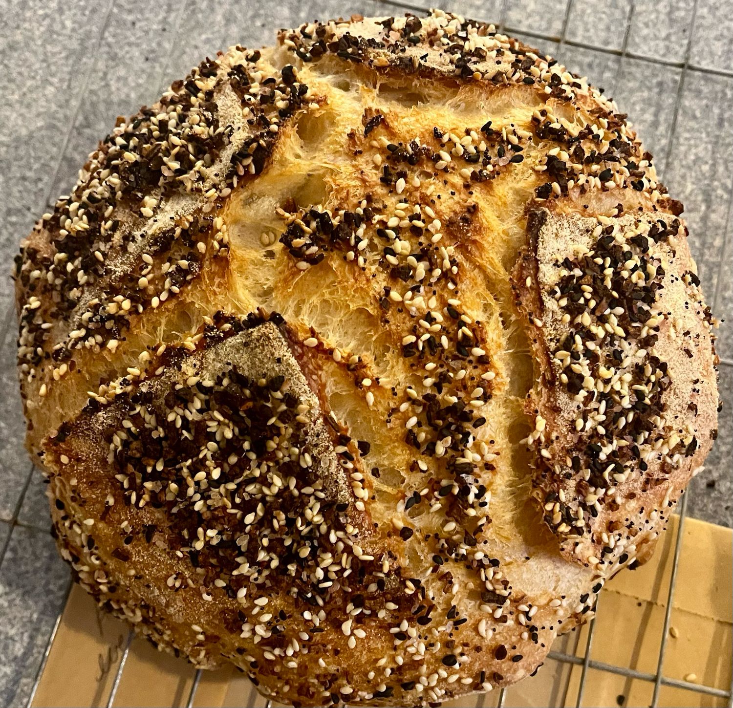 Everything Bagel Seasoning Sourdough