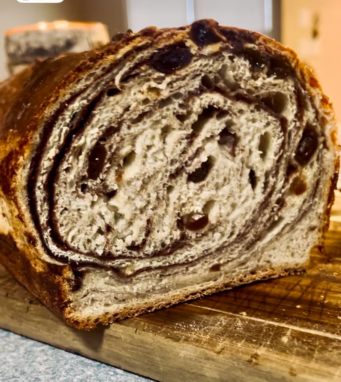 Cinnamon Raisin Swirl Sandwich Loaf
