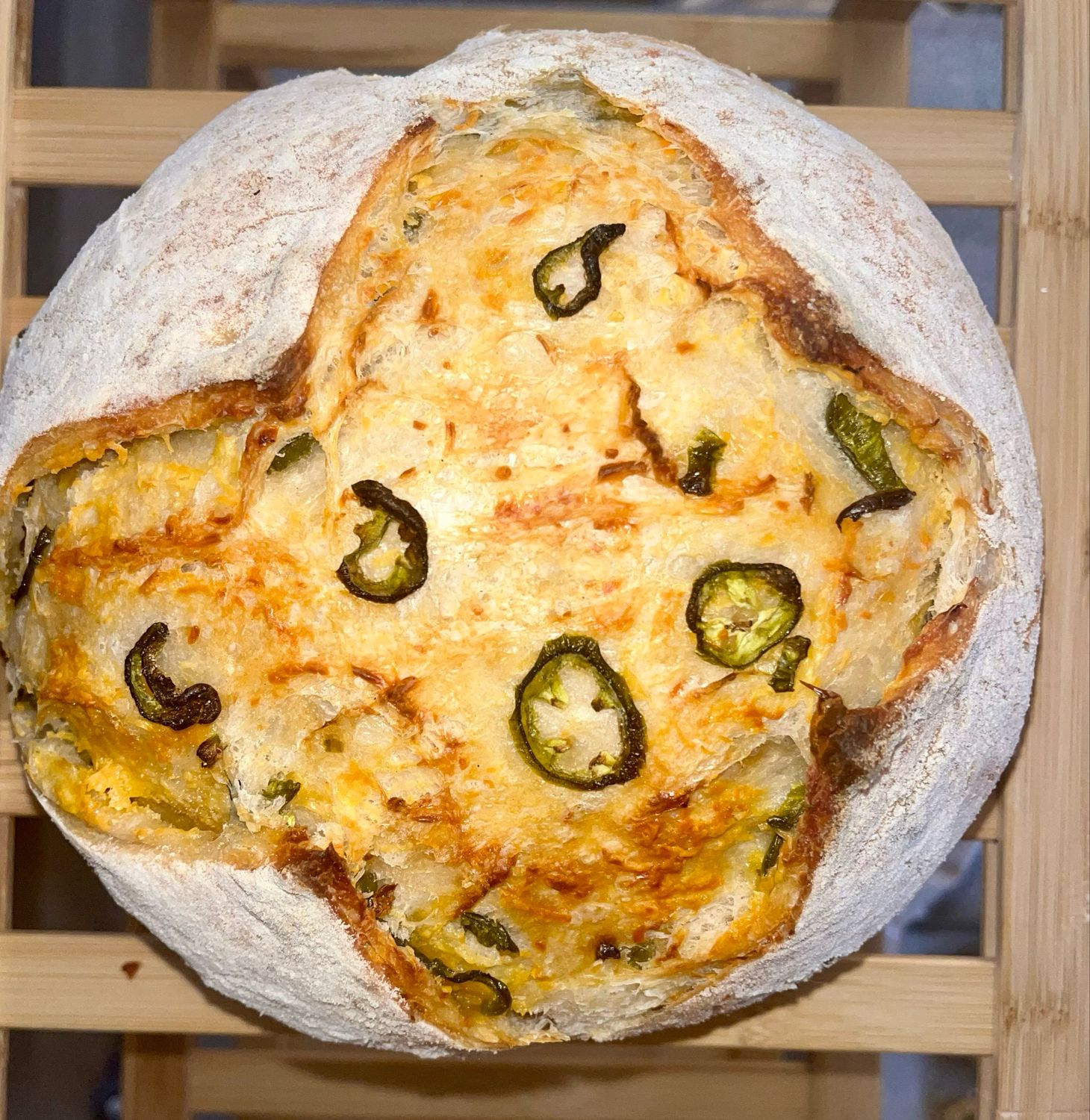 Jalapeño Cheddar Cheese Sourdough