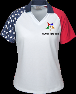 Eastern Star ladies flag shirt