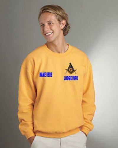 Mason Masonic 50/50 fleece long sleeve crew neck