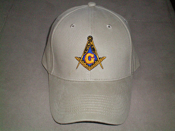 Mason Masonic logo, Low Profile Pro Style Cap Hat.