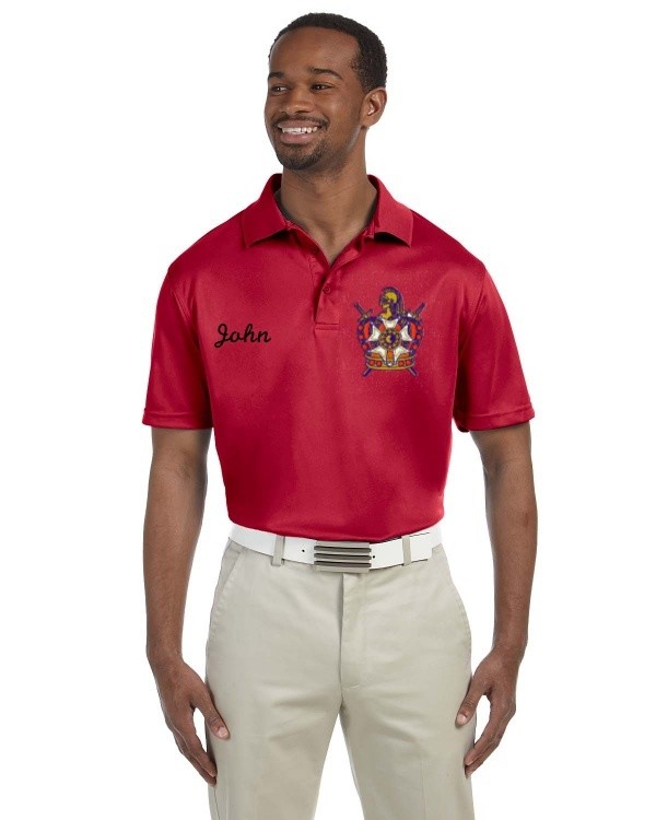 Mason Masonic men's polyester polo