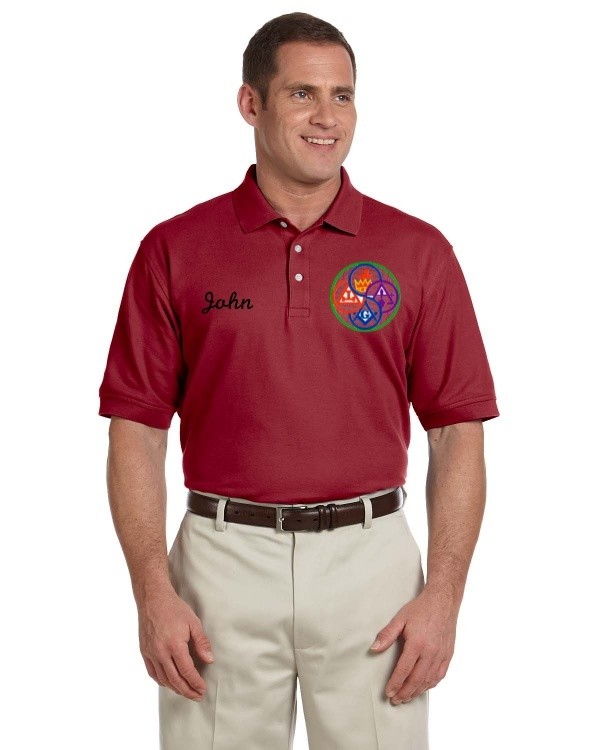 Mason Masonic men's cotton polo