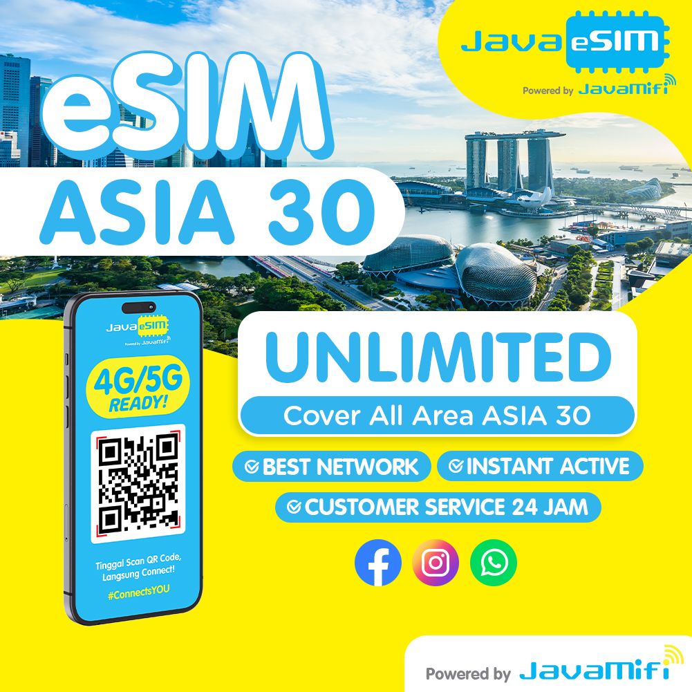 eSIM Asia 30 Unlimited