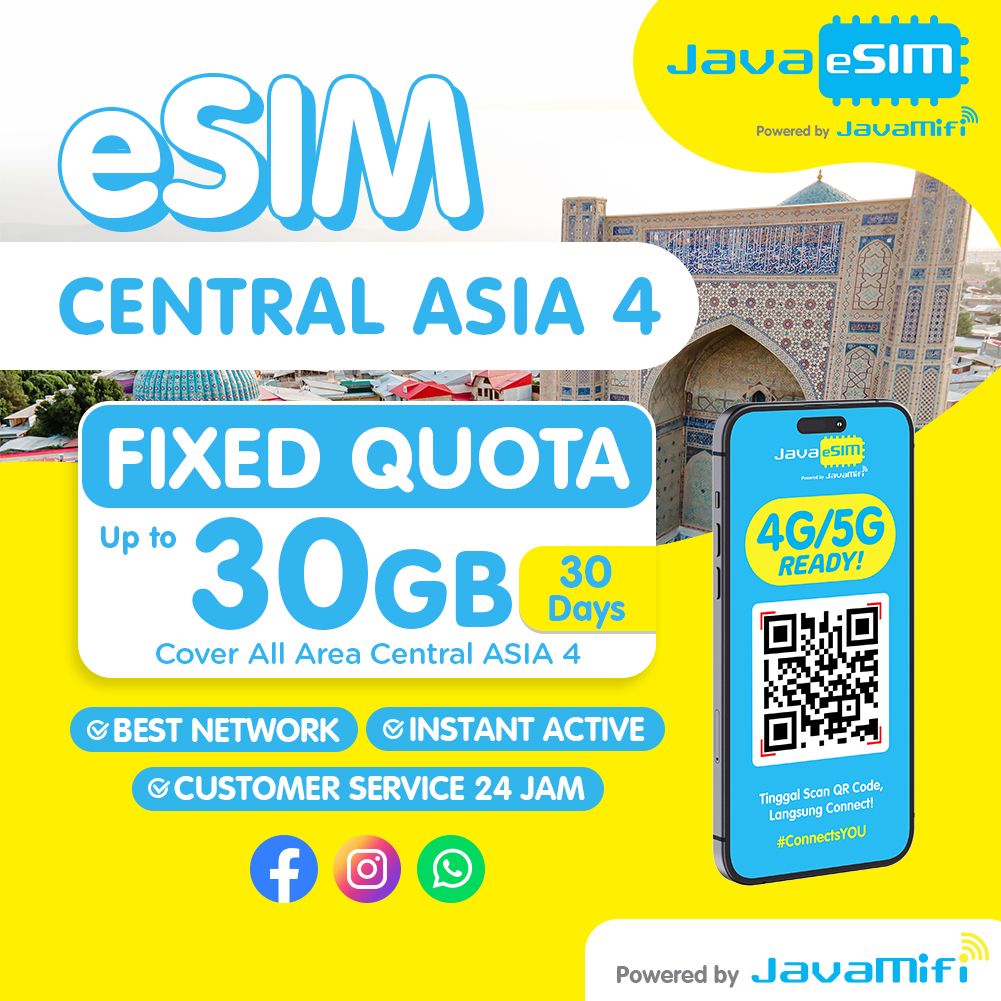 eSIM Central Asia 4 Quota Plan