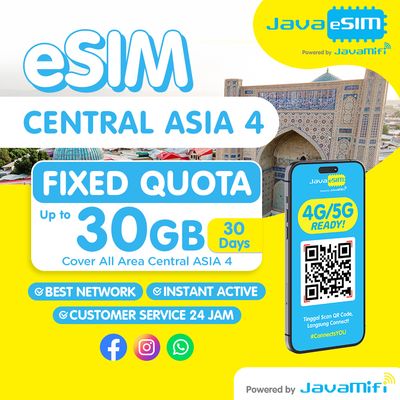eSIM Central Asia 4 Quota Plan