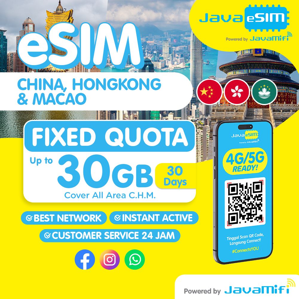 eSIM China Hongkong Macau Quota Plan