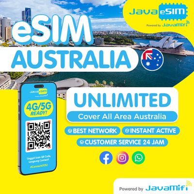 eSIM Australia Unlimited