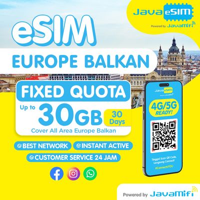 eSIM Europe Balkan Quota Plan