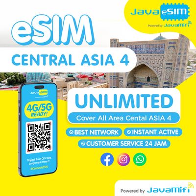 eSIM Central Asia 4 Unlimited