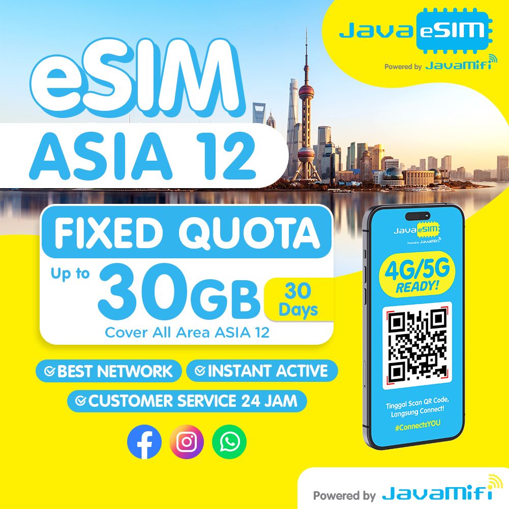 eSIM Asia 12 Quota Plan