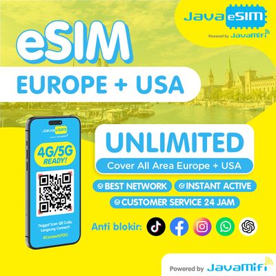 eSIM Europe + USA Unlimited