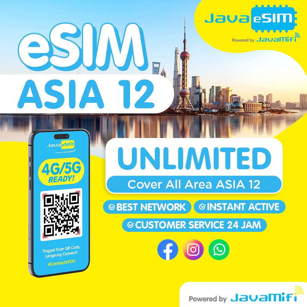 eSIM Asia 12 Unlimited