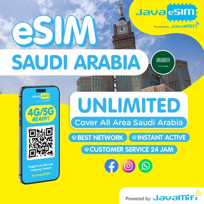 eSIM Saudi Arabia Unlimited