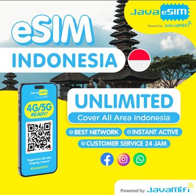 eSIM Indonesia Unlimited