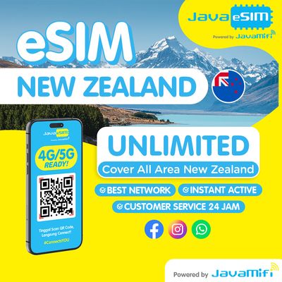 eSIM New Zealand Unlimited