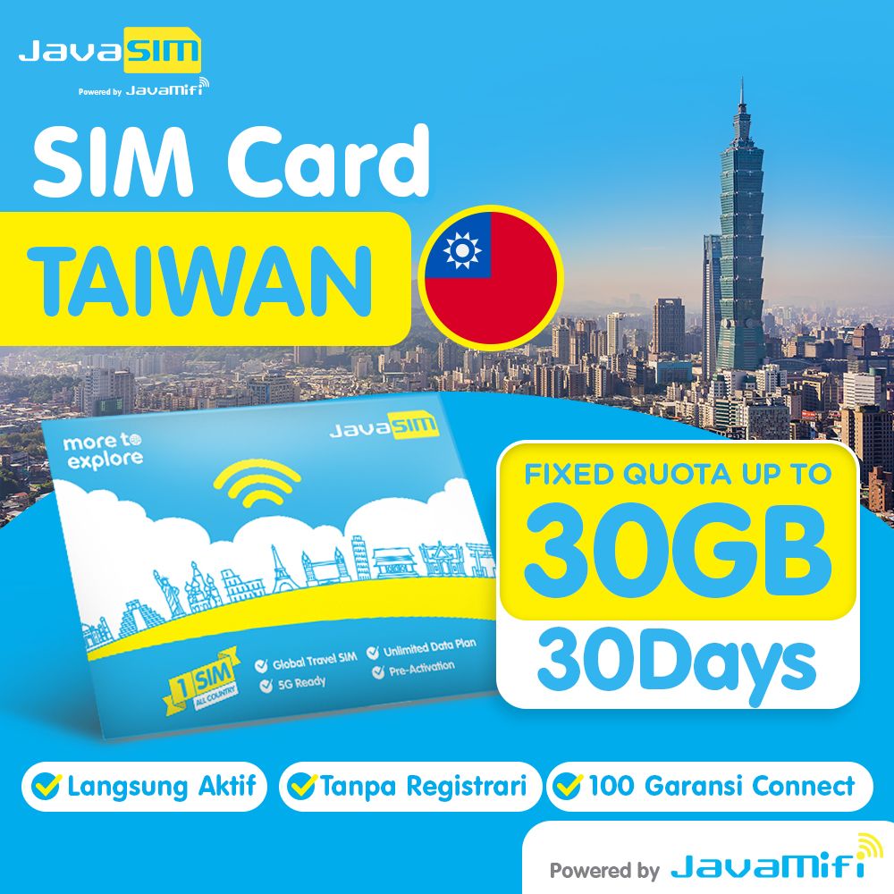SIM card Taiwan Quota Plan