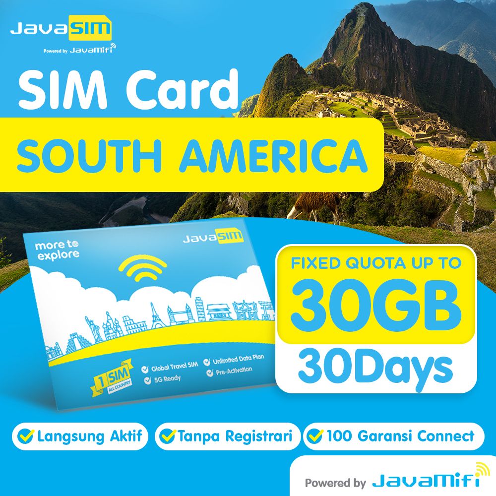 SIM card South America Quota Plan