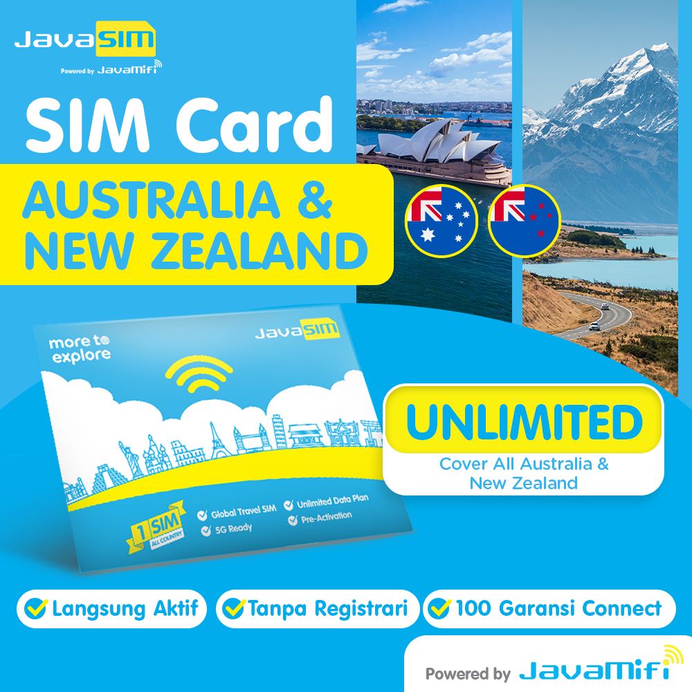 SIM card Australia New Zealand Unlimited