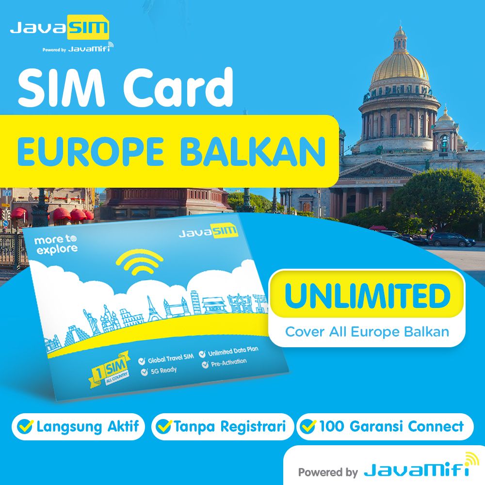 SIM card Europe Balkan Unlimited