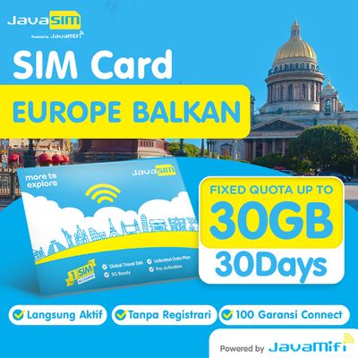 SIM card Europe Balkan Quota Plan