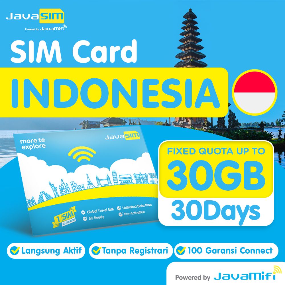 SIM card Indonesia Quota Plan