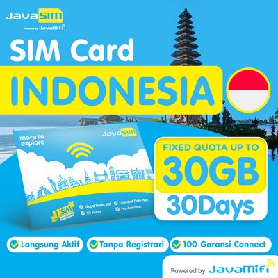 SIM card Indonesia Quota Plan