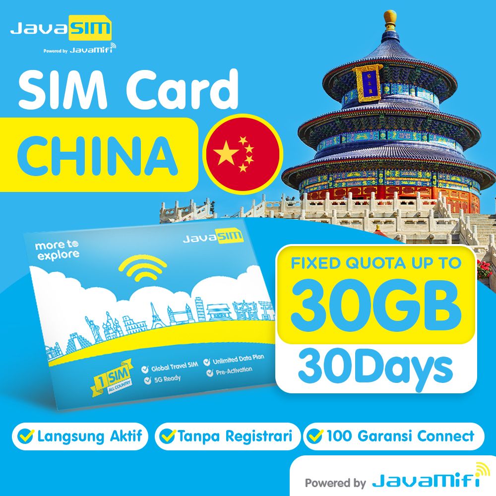 SIM card China Quota Plan