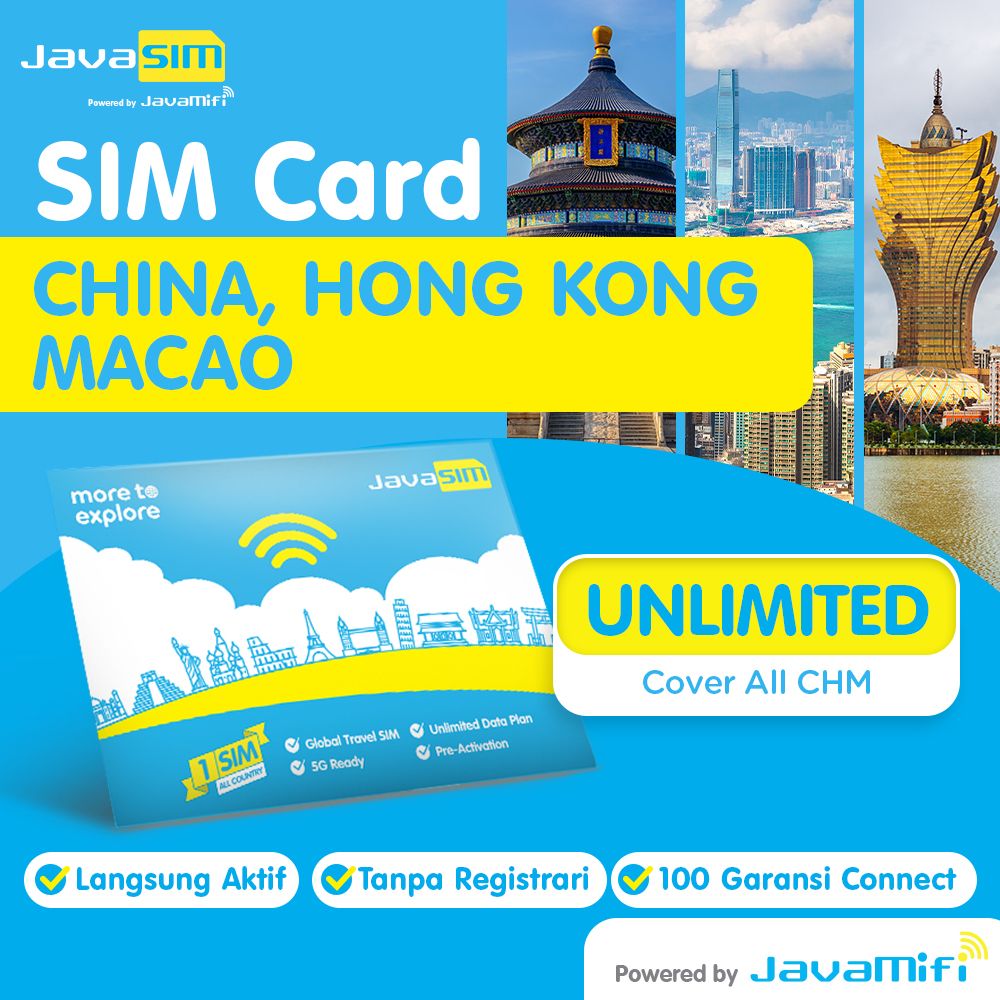 SIM card China Hongkong Macau Unlimited
