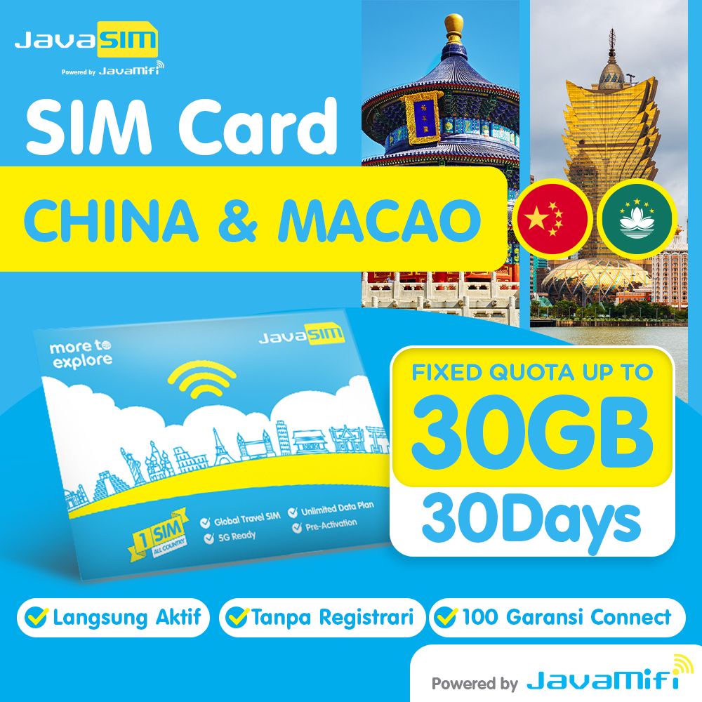 SIM card China Macau Quota Plan