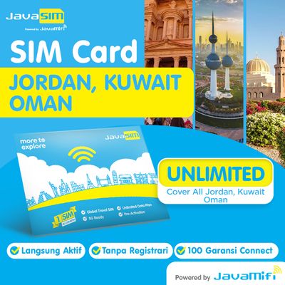 SIM card Jordan Kuwait Oman Unlimited