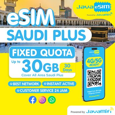 eSIM Saudi Plus Quota Plan