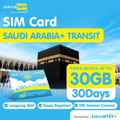 SIM card Saudi Arabia + Transit Countries Quota Plan