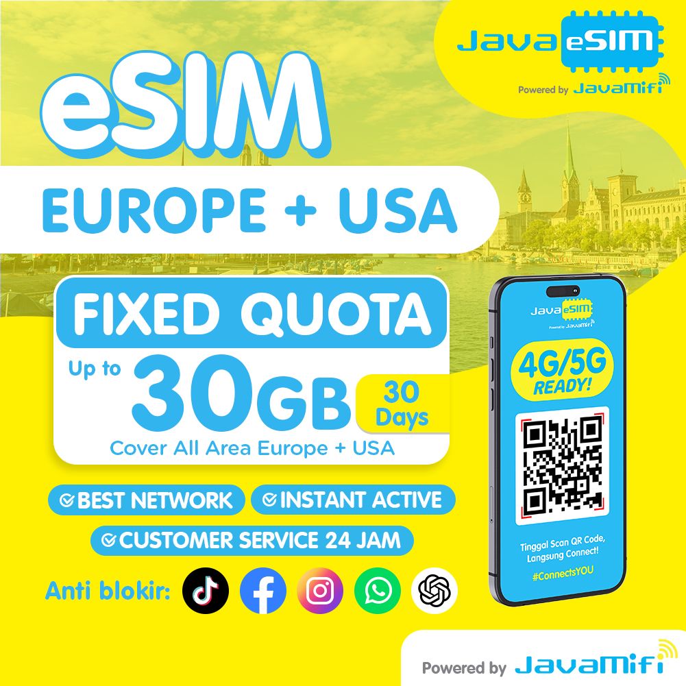 eSIM Europe + USA Quota Plan