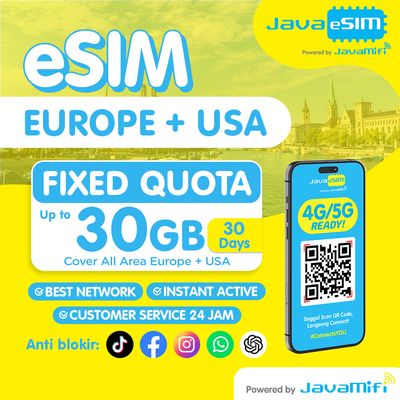 eSIM Europe + USA Quota Plan