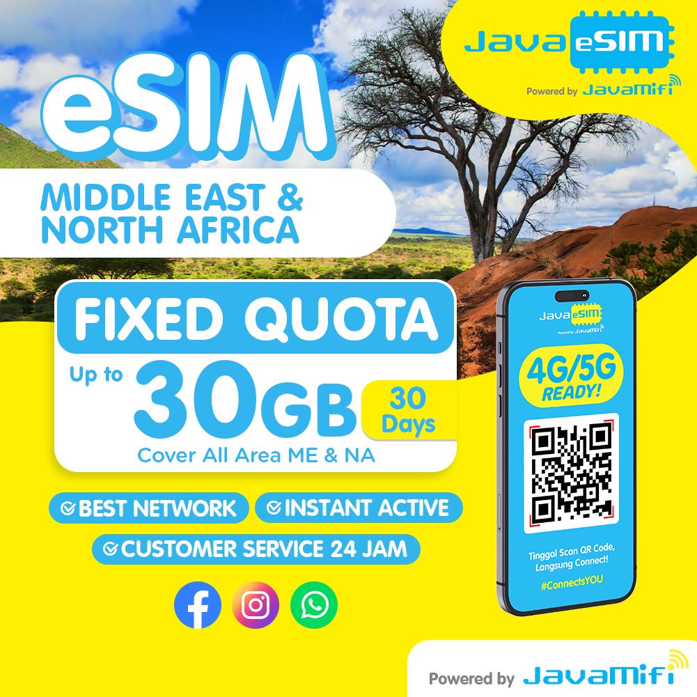 eSIM Middle East &amp; North Africa Quota Plan