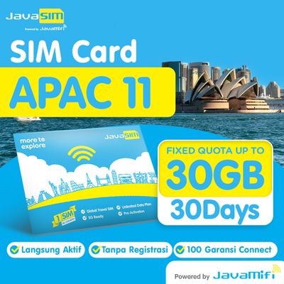 SIM card APAC 11 Quota Plan