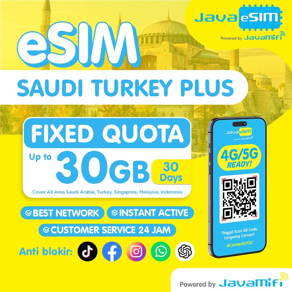 eSIM Saudi Turkey Plus Quota Plan