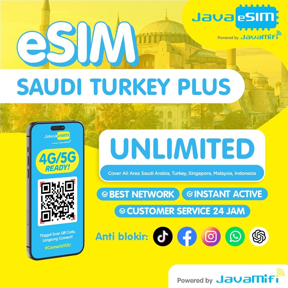 eSIM Saudi Turkey Plus Unlimited