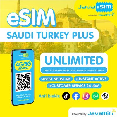 eSIM Saudi Turkey Plus Unlimited