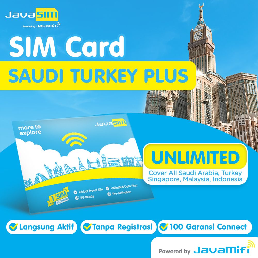 SIM card Saudi Arabia Turkey Plus Unlimited